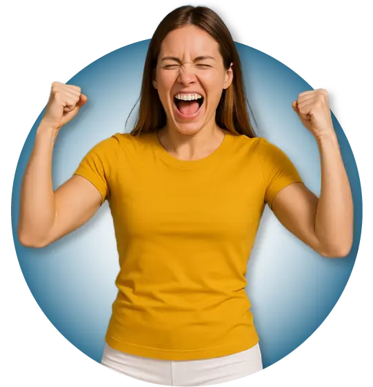 Peptide & Injectable Therapy 2 Extremely happy woman